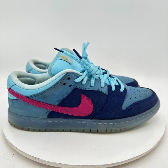 Nike SB Dunk Low Run The Jewels Men Sz 8.5 DO9404-400 Deep Royal Blue Pink Shoe - Picture 5 of 12